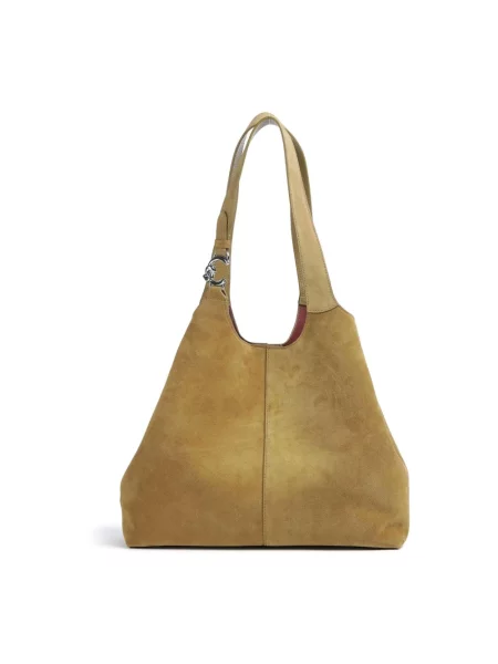 Torebka Coccinelle zamszowa zielona