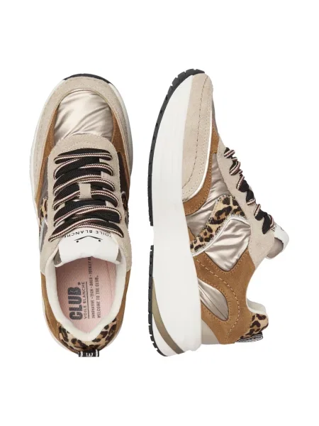 Sneakersy Voile Blanche skórzane