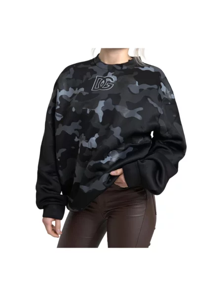 Bluza Dolce And Gabbana w kamuflażu czarna