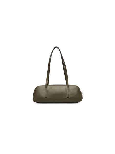 Calvin Klein Rankinė Foil Logo Bauletto Tamsiai žalia