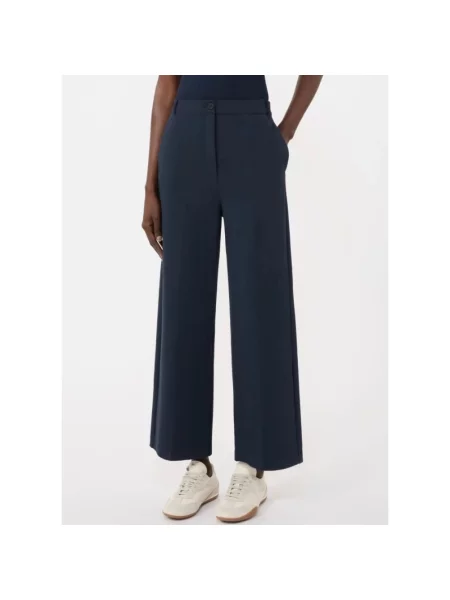 Weekend Max Mara Spodnie Kobieta L Weekend Trousers niebieski