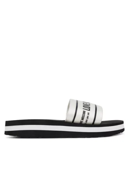 Natikači LOVE MOSCHINO bela