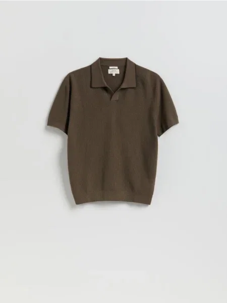 Reserved MEN`S POLO verde-oliv verde