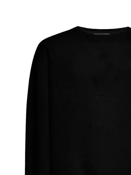 Pulover John Richmond cu perforații negru