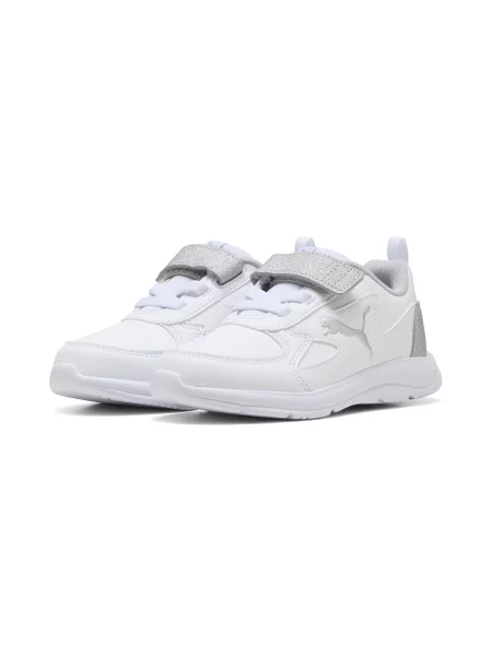 PUMA metaliczne sneakersy Fun Racer Buty biały