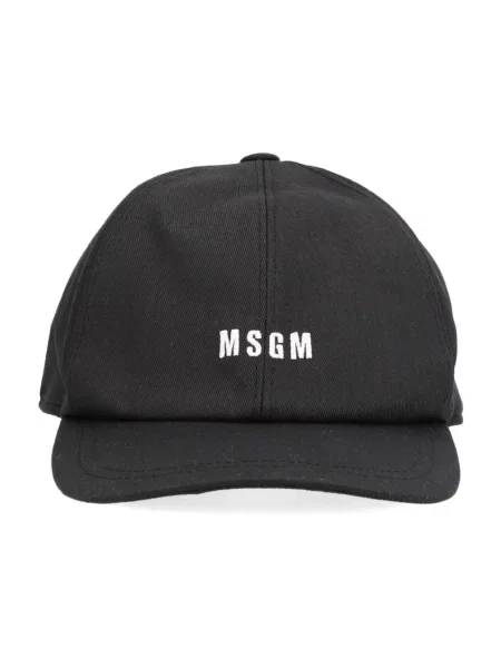 Czapka z daszkiem Msgm z logo czarna