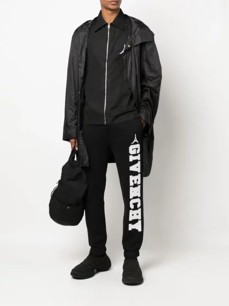 Spodnie Givenchy do biegania z logo czarne