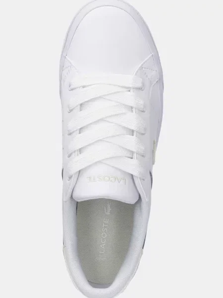 Кроссовки Lacoste Ziane на платформе белые