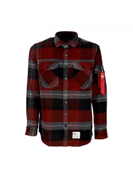 Koszula Alpha Industries szara