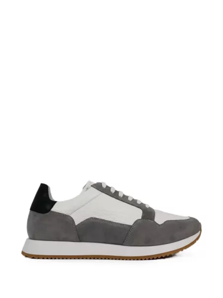 Sneakerși G. Brown Shoes din piele alb