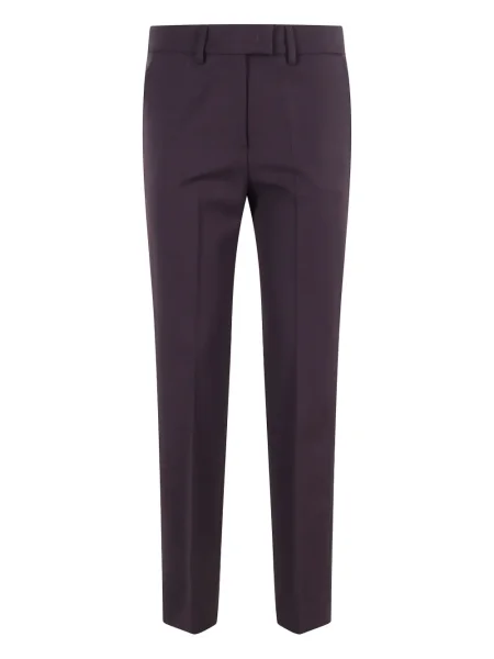 Pantaloni Federica Tosi de lână violet