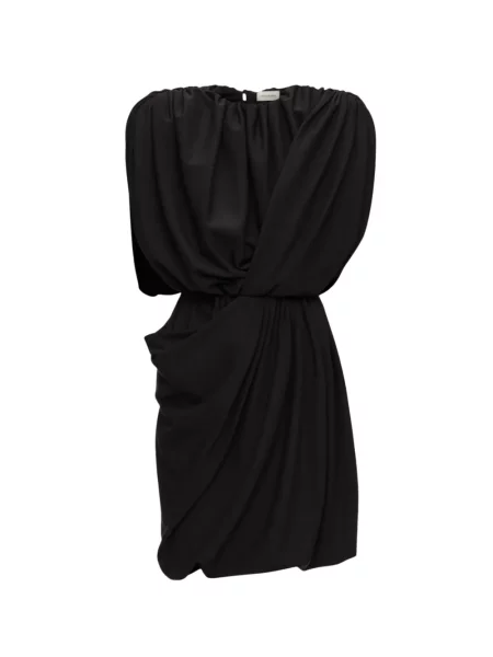 Rochie mini Magda Butrym drapată negru