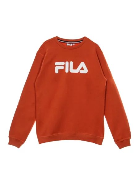 Bluza Fila z okrągłym dekoltem pomarańczowa