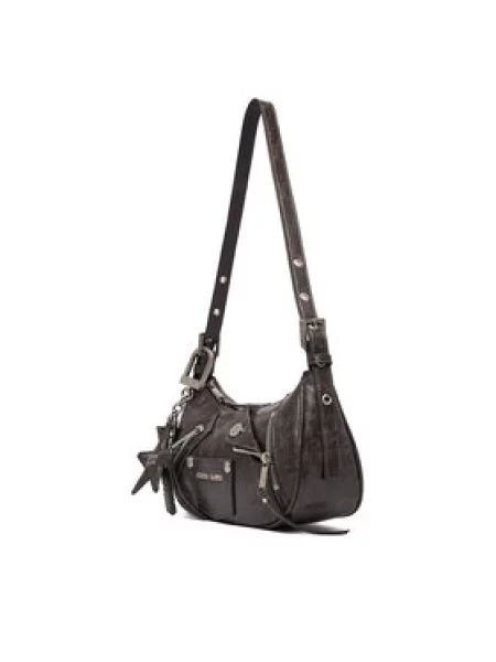 Ročna torba Guess Jeans Temno siva