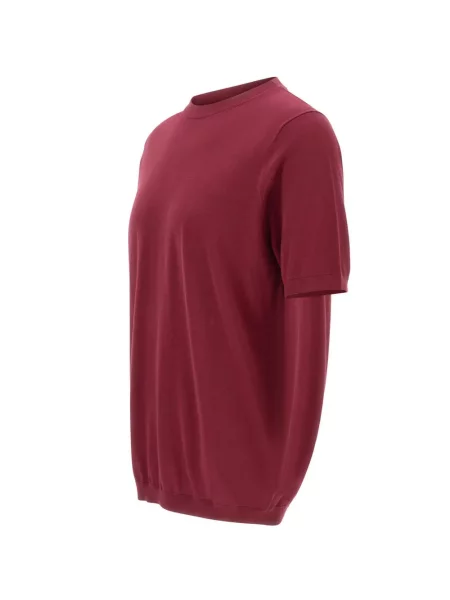 Tricou Kangra cu nervuri roșu