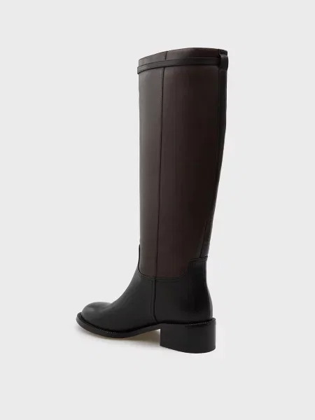 Кожаные сапоги Prpy коричневые