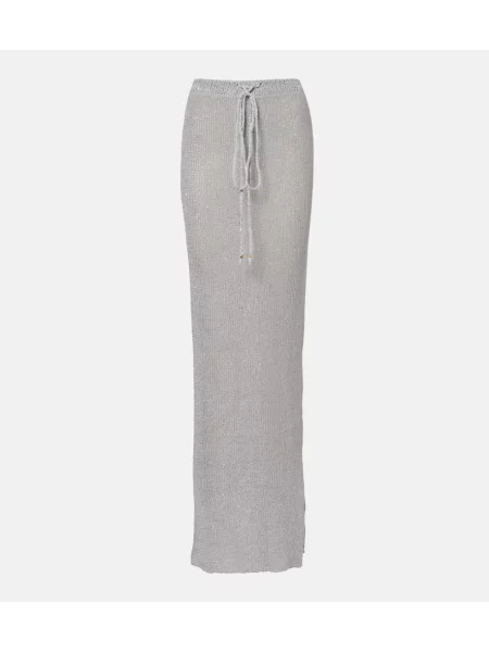 Fusta maxi Bananhot argintiu