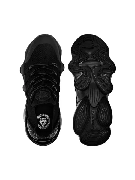 Sneakersy Plein Sport w tygrysie prążki czarne