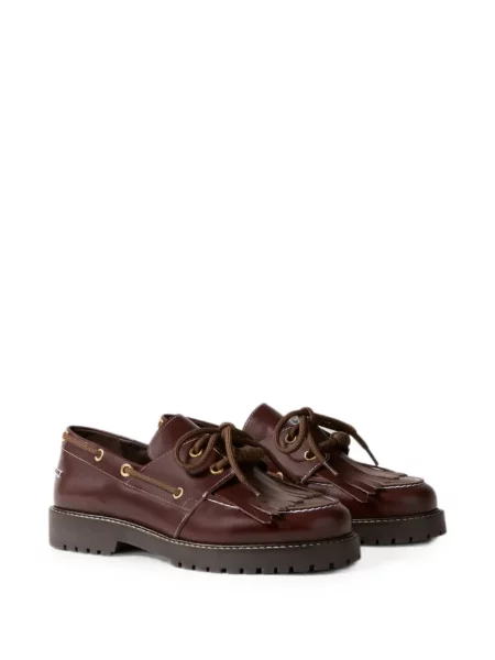 Pantofi Claudie Pierlot din piele maro