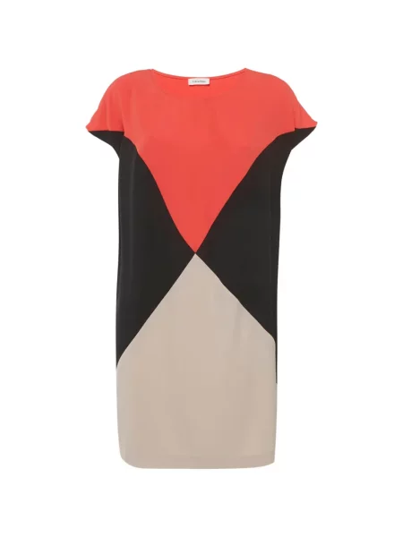 Scurt rochie midi Calvin Klein roșu