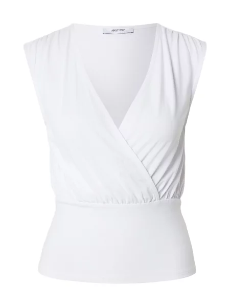 ABOUT YOU Top Lieselotte' alb
