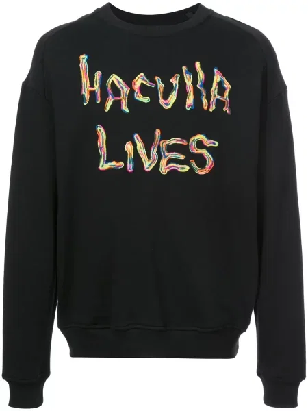 Hanorac Haculla cu imagine negru