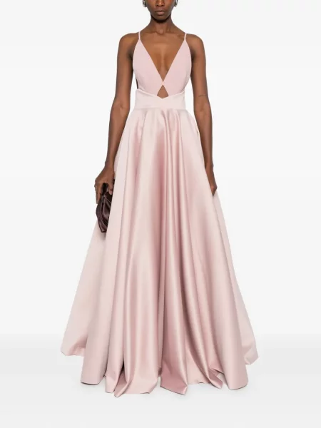 Rochie maxi Solace London de costum roz