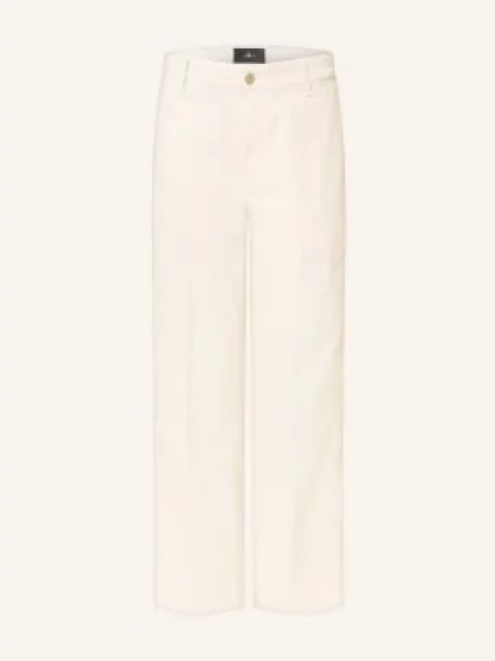 7 For All Mankind Proste Dżinsy Stovepipe weiss