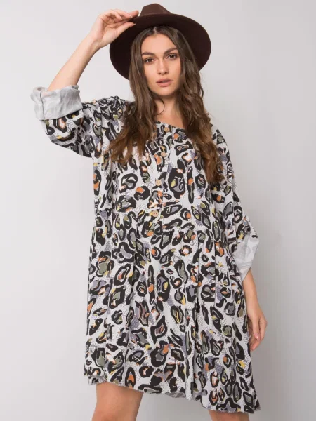 Rochie Fashionhunters de costum gri