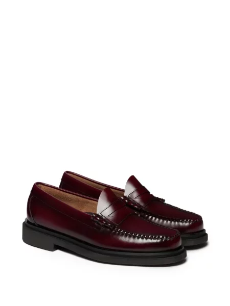 Pantofi loafer G.h.bass din piele roșu