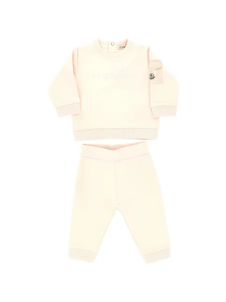 Komplet dresowy dziecięcy Moncler Enfant różowy
