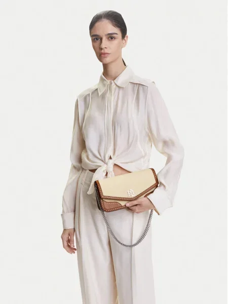 Torebka LAUREN RALPH LAUREN beżowa