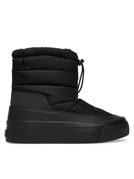 Calvin Klein Snehule Vulc Flatf Snowboot Mix Mg čierna