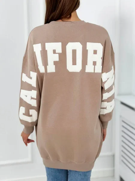 Hanorac Kesi cu inscripții bej