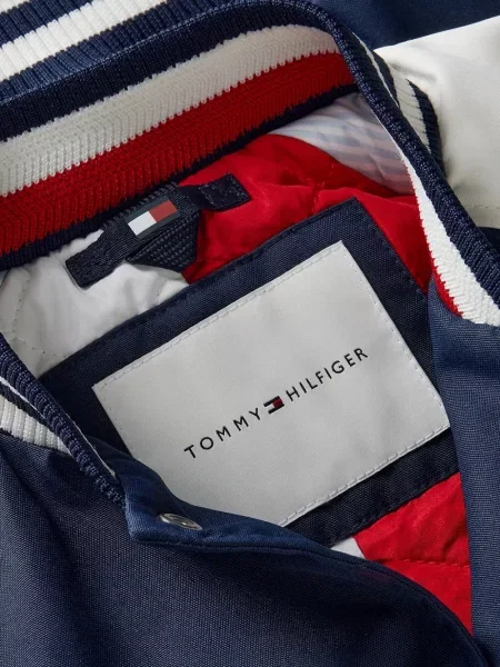 Dětska bomber bunda Tommy Hilfiger modrá