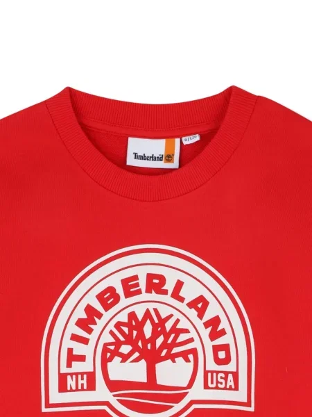 Bluza dziecięca Timberland czerwona