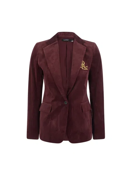 Marynarka Ralph Lauren sztruksowa czerwona