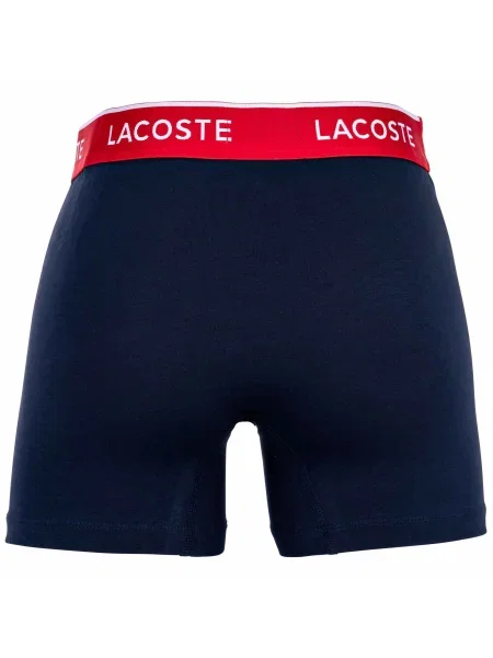 LACOSTE Boxeralsók zöld / piros / fekete fehér