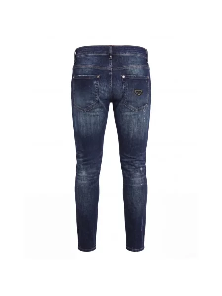 Jeansy Philipp Plein niebieskie