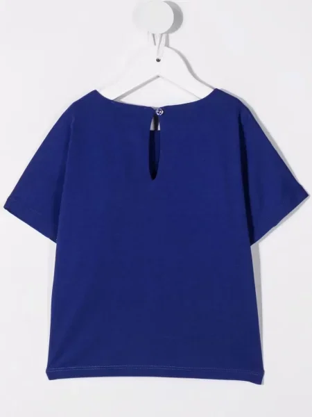 Koszulka dziecięca Emporio Armani niebieska