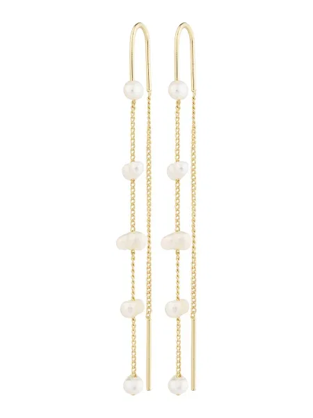 Pilgrim Uhani Zenaia zlata / biserno bela