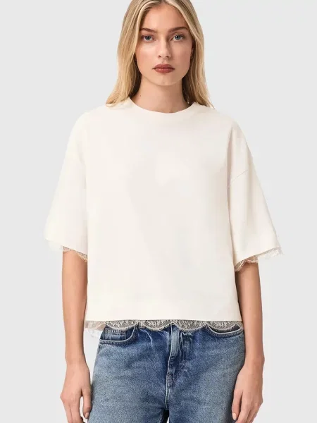 AllSaints t-shirt NIA biała