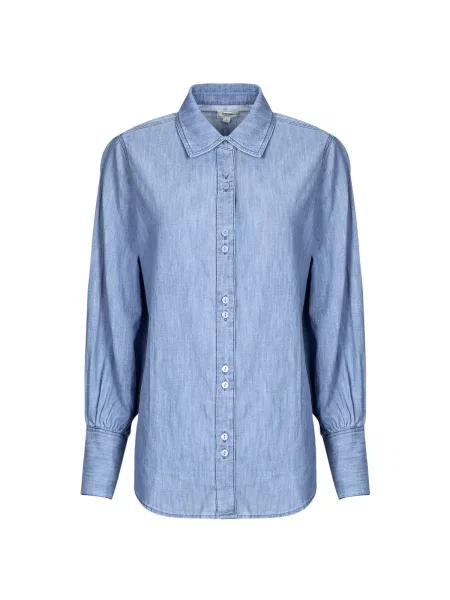 Bluza Lee z puhastimi rokavi modra