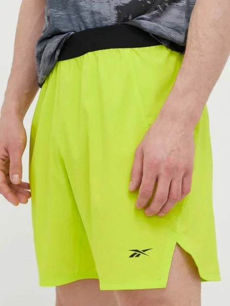 Къс панталон за трениране Reebok Speed жълто