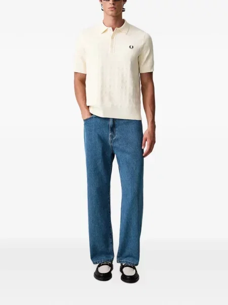 Kötött argyle mintás pólóing Fred Perry