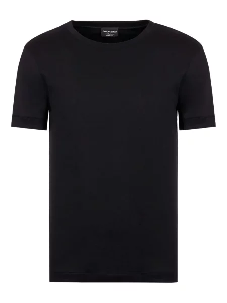 Tricou Giorgio Armani cu decolteu rotund negru