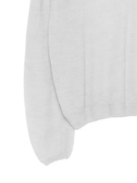 Pulover Low Classic cu decolteu în V clasic gri