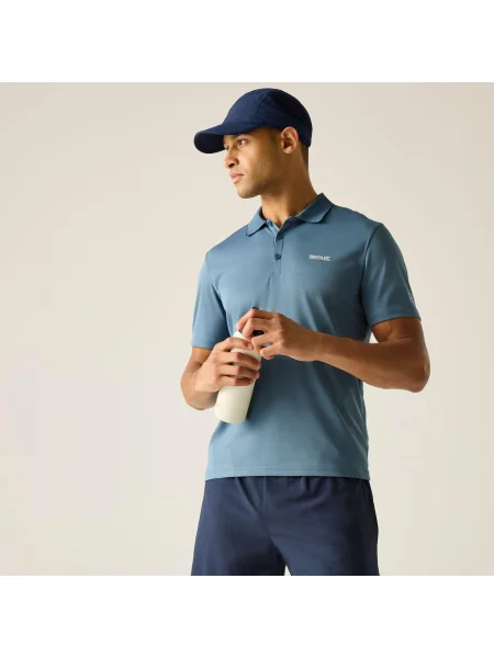 Koszulka polo Maverik V Quick Drying niebieska