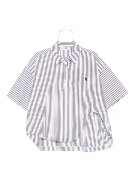 Cămașă The Attico cu dungi alb