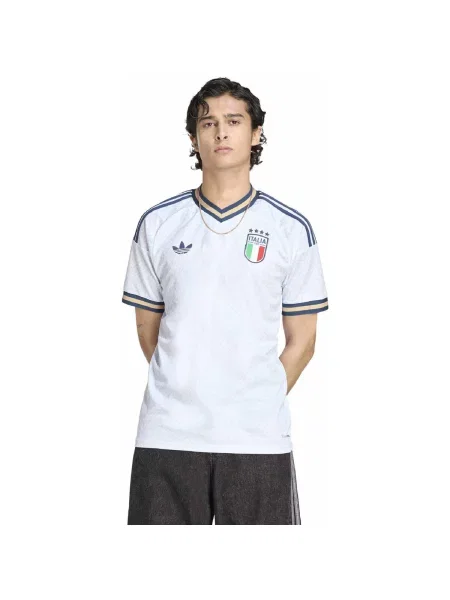 Fotbal tricou Adidas din jerseu alb